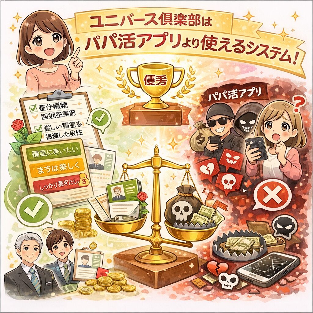 ユニバース倶楽部 交際タイプ おすすめ