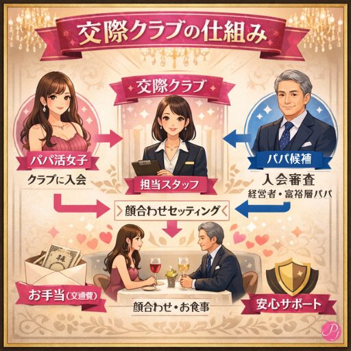 交際クラブ 仕組み パパ活