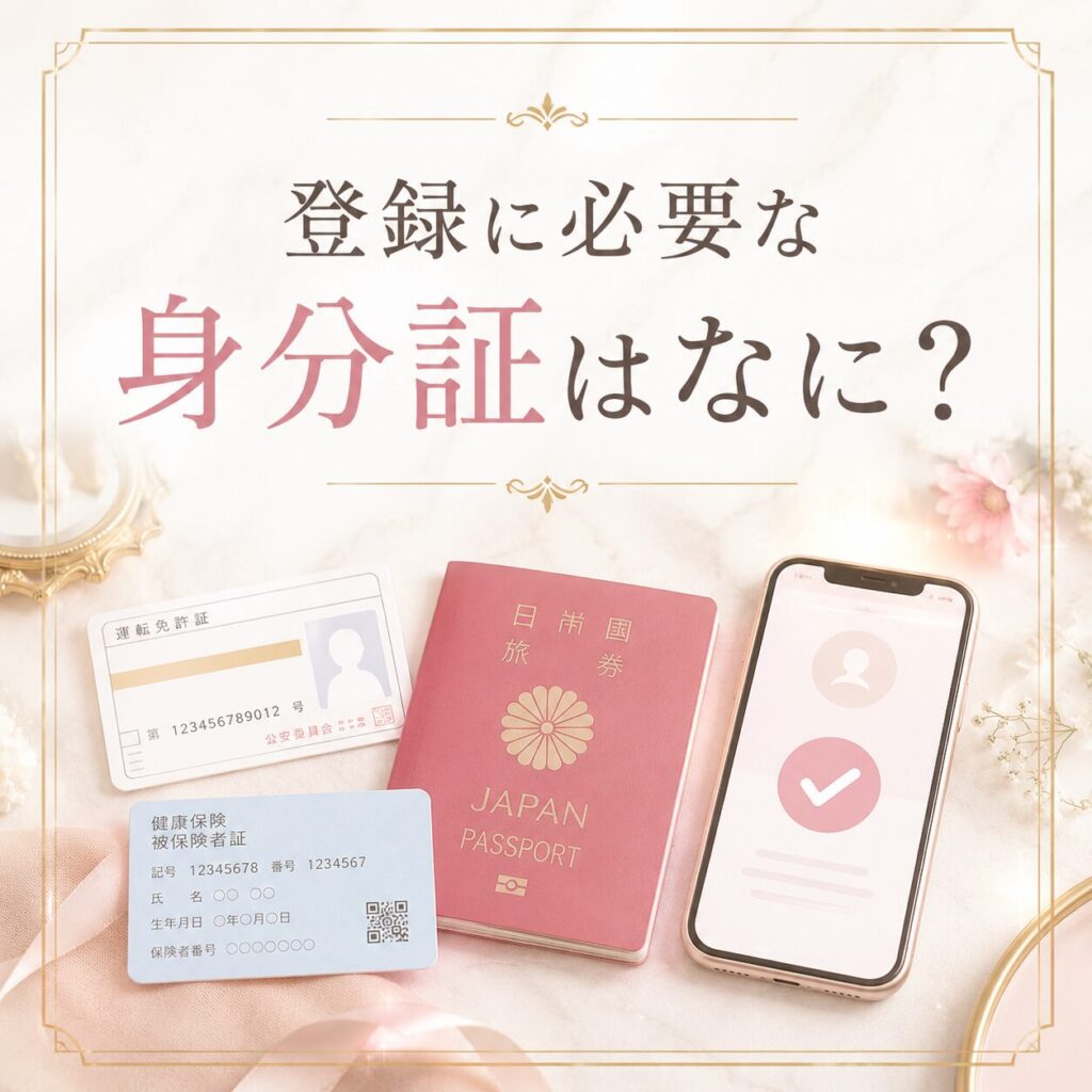 パパ活アプリ 身分証明書 必要