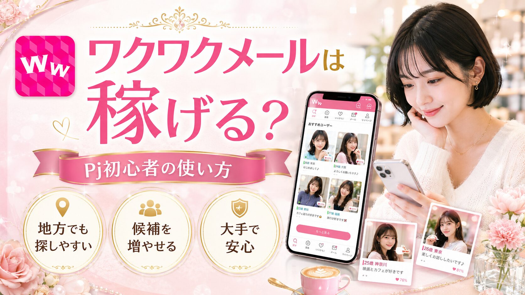 ワクワクメール パパ活 稼げない やり方 おすすめアプリ