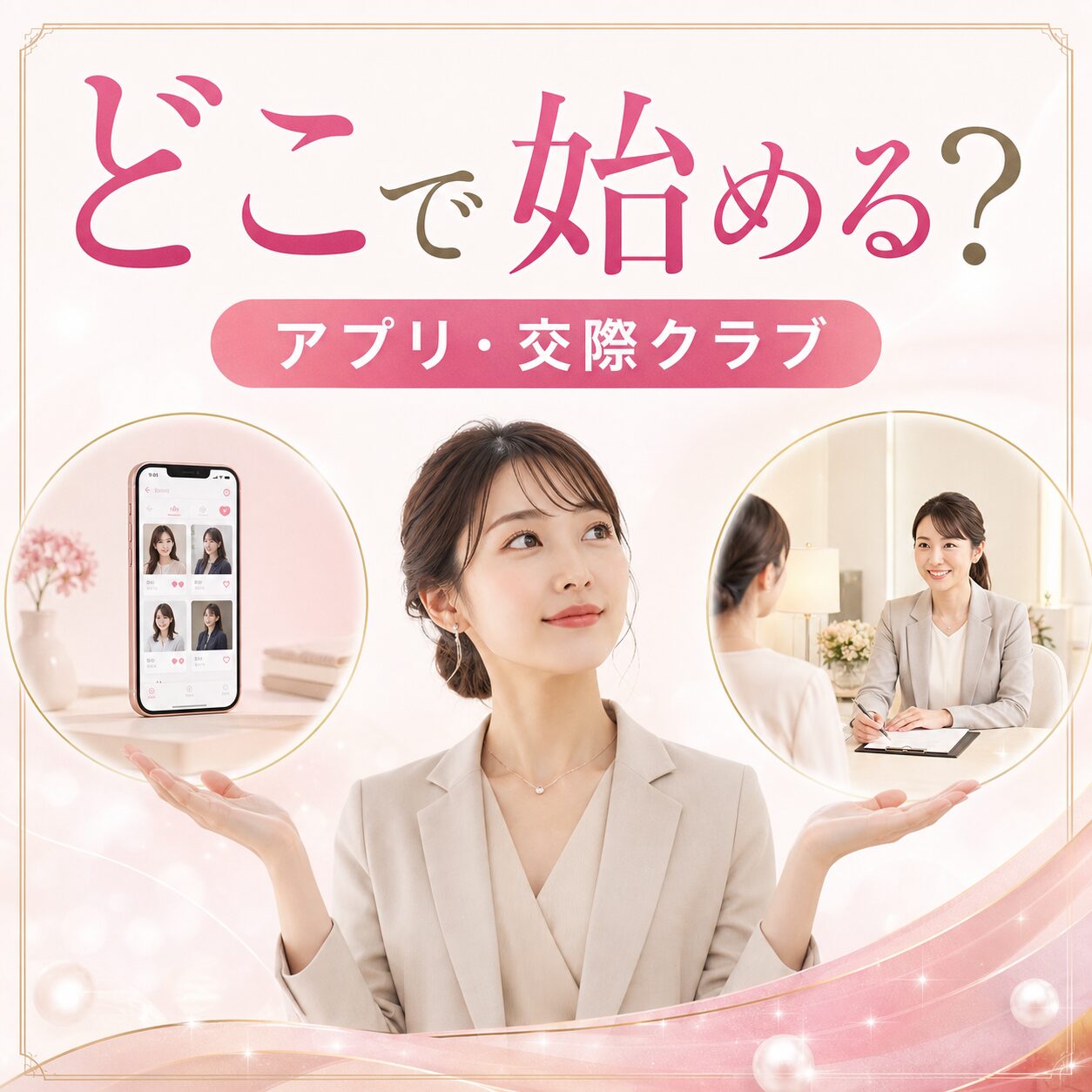 パパ活 始め方 アプリ 交際クラブ 選び方