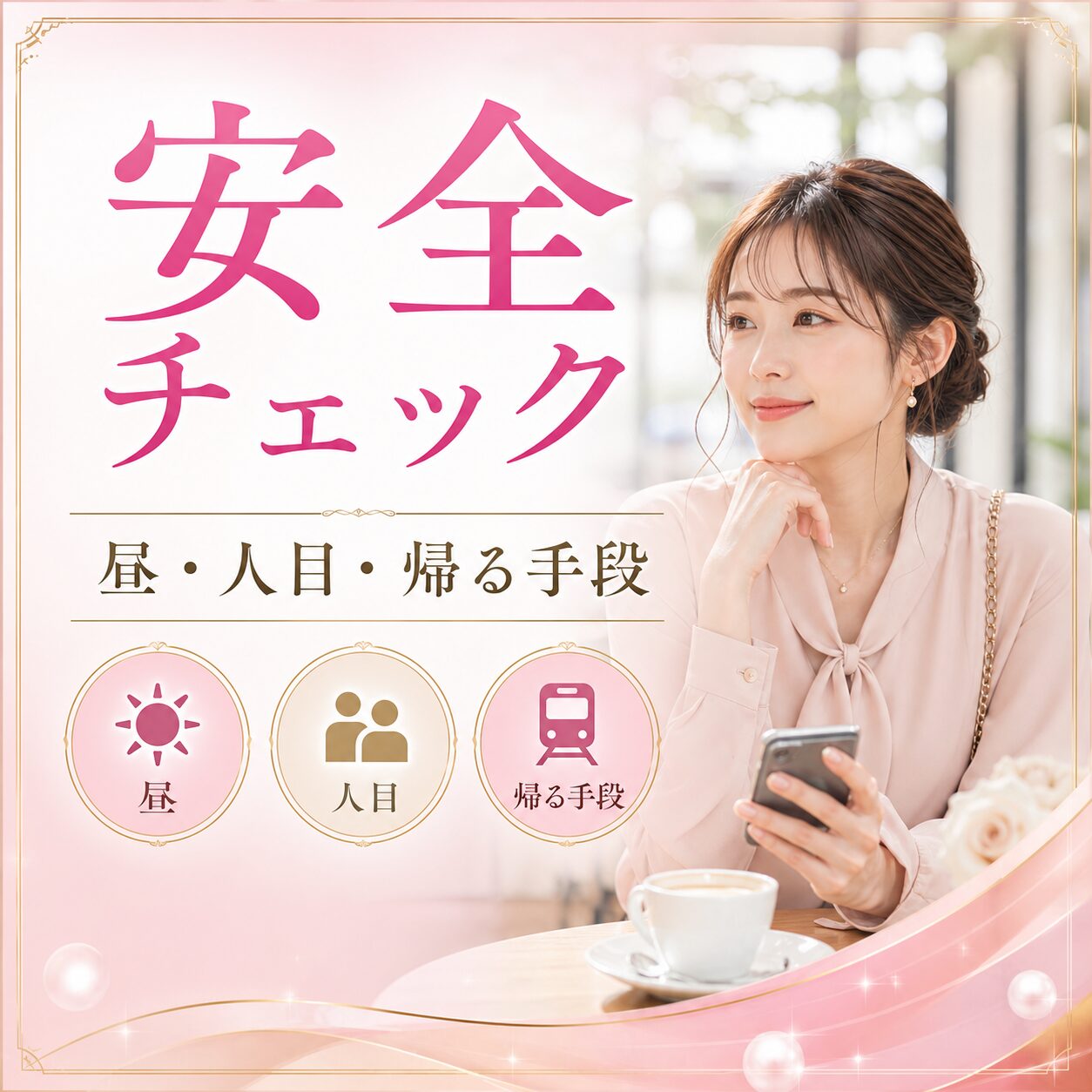 パパ活 安全対策 顔合わせ 個人情報 初心者
