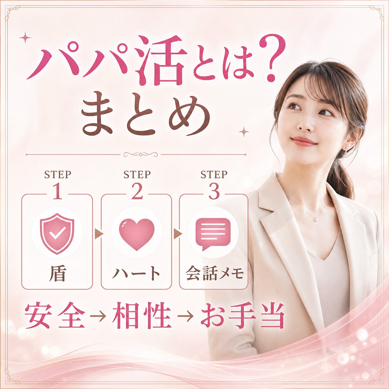 パパ活とは 初心者 安全 相性 お手当 まとめ