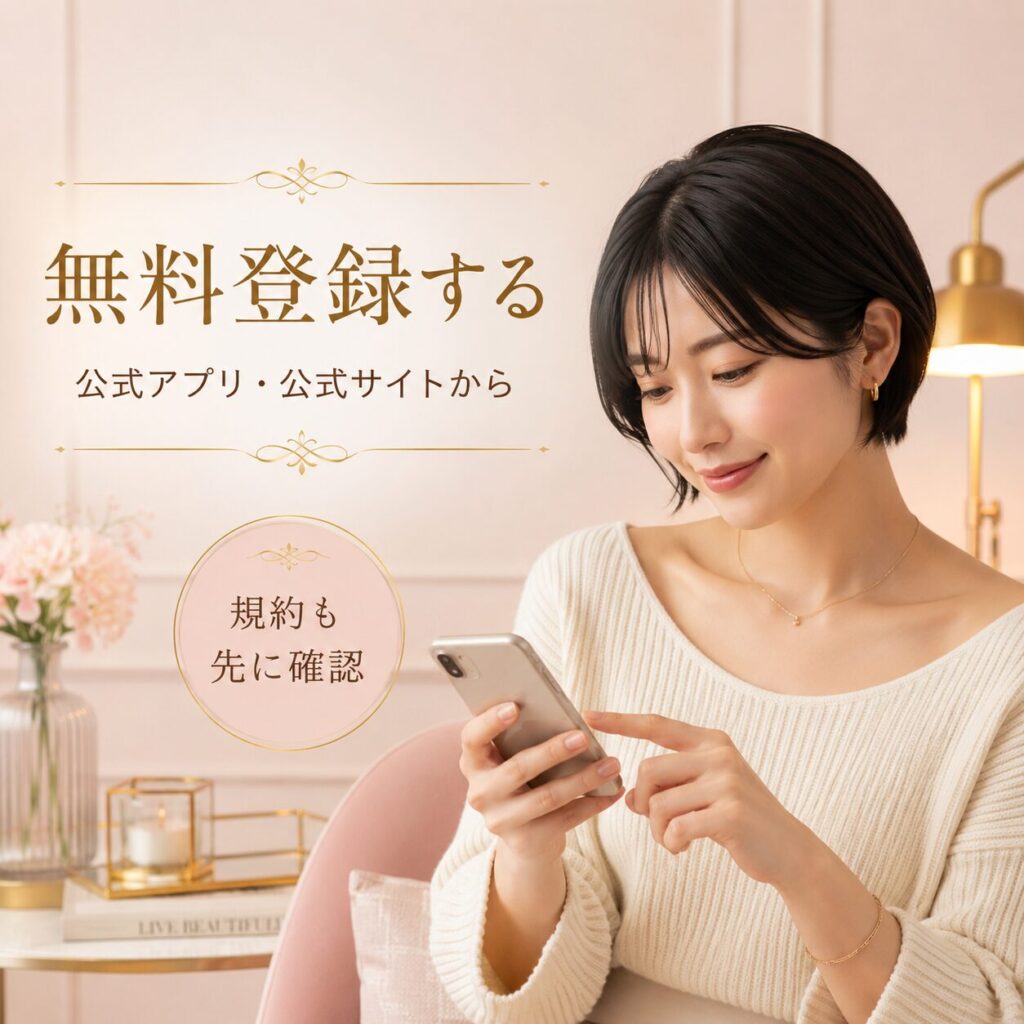 パパ活アプリ 無料登録