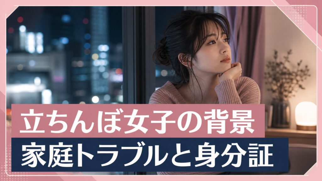 夜の窓辺で考え込む成人女性と記事タイトル