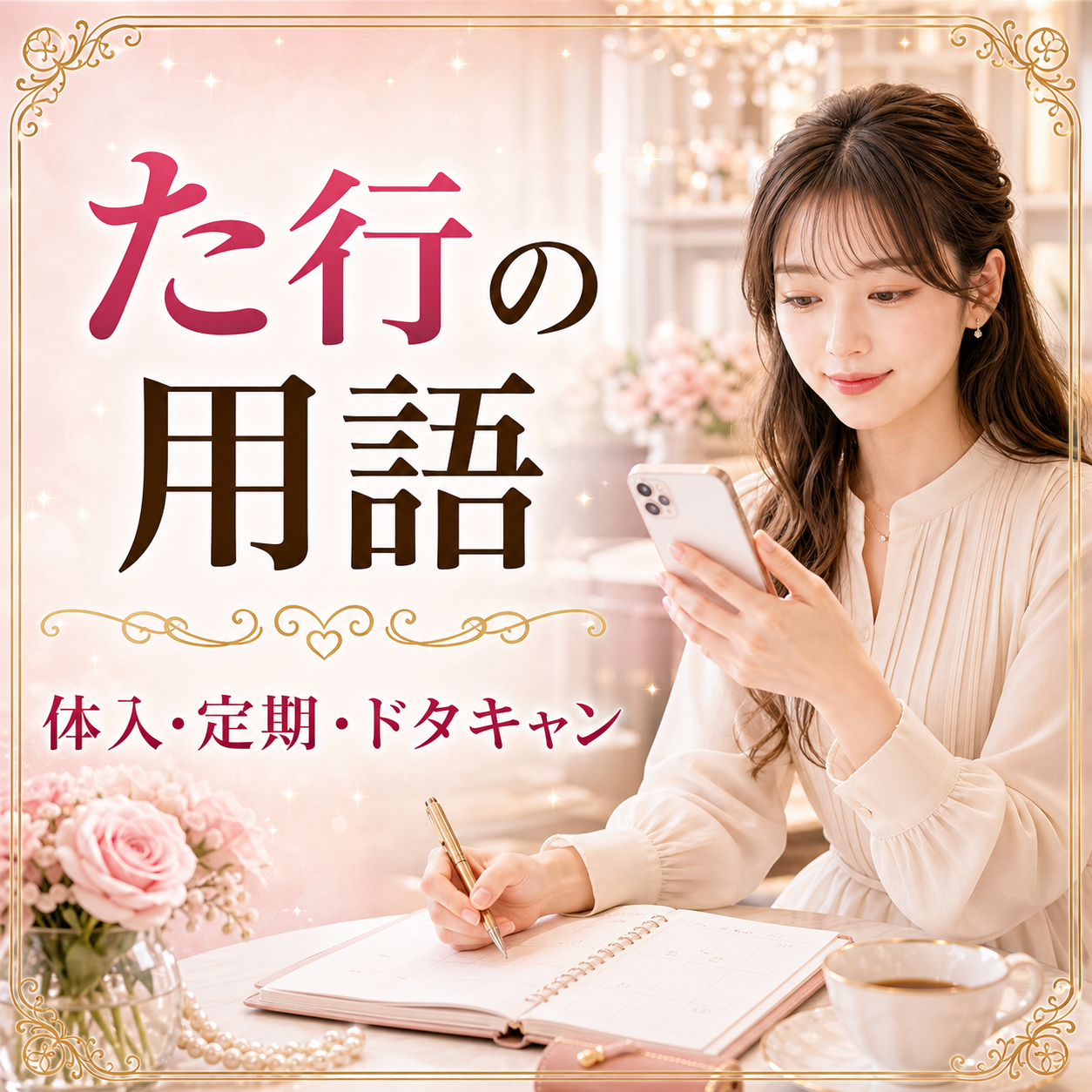 パパ活 夜職 た行 用語 体入 定期 ドタキャン