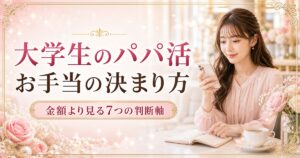 大学生のパパ活お手当の決まり方